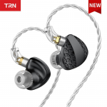 TRN MT3 Titaaniga kaetud kilega peakomplekt HIFI Auto r&otilde;ngas &Uuml;hepoolne &uuml;mmargune peakomplekt Kahe magnetiga Kahe geeliga korpus In-ear k&otilde;rvaklapid 3.5mm without MIC must