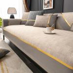 Puuvillane ja linane diivanikate libisemiskindel Luksuslik Four Seasons universaalne elutoa diivani k&auml;etugi tagak&auml;ter&auml;tiku kate riidest diivanikate 30x50 pillowcase1 roheline