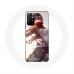 &Uuml;mbris Xiaomi Redmi Note 11s 5G Mikasa Ackerman Attack on Titan Anime jaoks