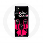 Samsung Galaxy A41 &uuml;mbris Squid Game Masks ruudukujuline kolmnurk ja ring