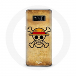 &Uuml;mbris Samsung Galaxy S8 plus One Piece Manga Skullile
