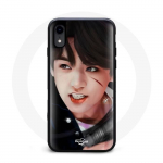 Coque pour Iphone X BTS Bangtan Sonyeondan Jungkook Fanart