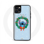 &Uuml;mbris Iphone 13 Stitch snow jaoks Merry Christmas sinine