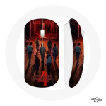 Stranger Things Wireless Mouse Poster Crews F&auml;nnikunst 4. hooaeg