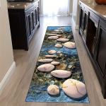 1tk Pebble Print Pehme k&ouml;&ouml;givaip V&auml;simusvastane K&ouml;&ouml;givaip Veekindel libisemisvastane Vaibade Komplekt Jooksuvaiba Voodivaiba imav vaip k&ouml;&ouml;ki 40*60cm