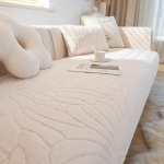 &Uuml;hev&auml;rviline padi Cat Sense'iga Winter Simple Modern Katteriie Talvine Palus diivanipadi Kreem Stiilis Paksendatud Libisemiskindel 70x70cm