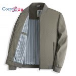 Cozy Up meeste sportlik jakk Kerge tuulejope vaba aja veetmiseks M khaki