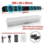 Juhtmevaba Bluetoothi ​​heliriba k&otilde;laris&uuml;steem Super Power Sound k&otilde;lar Juhtmega juhtmevaba ruumilise heli stereo kodukino teleprojektor must