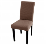 Ruuduline polaarfliisist &uuml;hes t&uuml;kis elastne toolikate S&ouml;&ouml;gitoa istmekorpuse m&auml;&auml;rdumisevastane kodu restorani toolide katted One Size