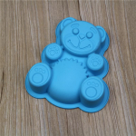3D karu koogivorm silikoon-želee fondant-k&uuml;psisevormi magustoiduvorm sinine