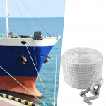 Paadi ankrun&ouml;&ouml;r topeltpunutud nailonist k&ouml;iskanuu roostevabast terasest s&otilde;rmk&uuml;bar purjetamiseks sildumiseks 9mm 23Meter