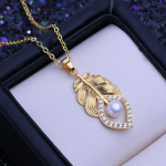 LSOOYH naturaalsed mageveep&auml;rlitest ehted CZ kaelakeed Bohemian Flower Ripats Elegantsed kingitused naistele valge