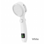 Intelligentne temperatuurin&auml;idik LED du&scaron;ipea k&otilde;rgsurve 4 režiimi reguleeritav vihmadu&scaron;&scaron; vett s&auml;&auml;stev vannitoatarvik valge