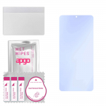 apgo Ultra-Clear 9H Hybrid protective glass compatible with Vivo V25 5G, flexible nano glass, great replacement for tempered glass, scratch-resistant,