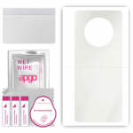 apgo MATTE Protective Skin Sticker for the back compatible with Cubot Max 3, Wrap Film, Hydrogel Film, Flexible, Soft TPU with positioning layer easy