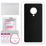 apgo Protective Skin Sticker for the back compatible with vivo NEX 3S 5G, Wrap Film, Foil, Vinyl - Pattern Carbon Black