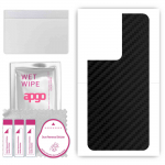 apgo Protective Skin Sticker for the back compatible with Oppo Reno9, Wrap Film, Foil, Vinyl - Pattern Carbon Black