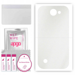 apgo Protective Skin Sticker for the back compatible with LG K3, Wrap Film, Foil, Vinyl - Pattern Matte Transparent