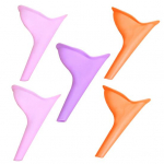 Kaasaskantav korduvkasutatav, kergesti puhastatav rasedate naiste urineerimislehtri seade 5pcs