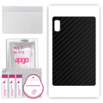 apgo Protective Skin Sticker for the back compatible with Lenovo Tab M9, Wrap Film, Foil, Vinyl - Pattern Carbon Black