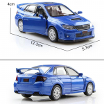 5-tolline metallist autosimulatsioon survevalu ja m&auml;nguasjas&otilde;iduk JDM 2010 Subaru Impreza WRX STI RMZ city 1:36 sulamist mudelikingitused lastele