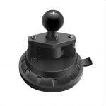 1-tolline kuulikinnitusega keerdlukuga iminapa aluse aknakinnitus 360&deg; p&ouml;&ouml;rleva kraadiga &otilde;lg topeltpesaga tegevuskaamera tarvikute jaoks must