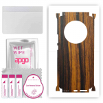 apgo Protective Skin Sticker for the back+sides compatible with Honor Magic4 Pro, Full Wrap Film, Foil, Vinyl - Pattern Tigerwood