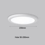 LED-paneelivalgustid &Uuml;li&otilde;huke laevalgusti 50&ndash;200 mm l&otilde;ikeavaga reguleeritav paneelvalgusti AC85-265V sisevalgusti Warm light