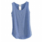 Naiste U-kaelusega rannavestid, suvised lahtised bambusest puuvillased T-s&auml;rgid One Size