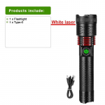 3800LM suure v&otilde;imsusega LED-taskulambid Taskulamp v&auml;listingimustes Ultra Bright taskulamp, taktikaline latern, kauakestev ja &uuml;lierksa valgustusega taskulamp Without battery