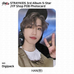 Stray Kids 5-t&auml;rni POB-fotokaart Applemusic Everline MMT Yes24 JYP Withmuu BDM MS Han - JYP Shop