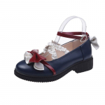 Armsad Magusad T&uuml;druku Lolita Kingad Naised Uued Jaapani V&auml;ikesed Nahkkingad Naiste Hipster Vibu Preppy &Uuml;ksikud Kleidikingad 35 sinine