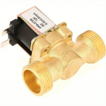 Tavaliselt suletud elektriline vee sulgemisklapp, messingist elektriline solenoidklapp, 0,02 mpa ~ 0,8 MPa, 3/4 tolli alalisvoolu 12 V