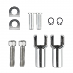 Davidson Softail 2000-2017 mootorratta kaass&otilde;itja jalapulgade tugiklambrite komplekti jalapulgade kinnitused h&otilde;be