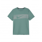 Nike Flash Kiiresti Kuivav P&auml;ikesekaitse Logotr&uuml;kiga &Uuml;mmarguse Kaelusega L&uuml;hikeste Varrukate T-s&auml;rk Meeste Topid Rannikukallas Sinine FN3052-361 2XL
