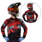 Motokrossi Jersey v&otilde;idus&otilde;it Maastikuratas MX Enduro MOTO Mootorratas Flexair riided laps poiss t&uuml;druk moto laps m&auml;gi Dirt Bike allam&auml;ge L-Jersey-kid
