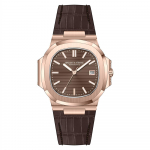Uus Specht&Sohne meeste kellade mehaaniline k&auml;ekell Japan Miyota 8215 Movt Rose Gold roostevabast terasest klassikaline 5711 veekindel k&auml;ekell 39MM-Dial-Diameter--Versions