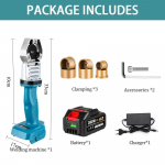 340&deg; juhtmeta kuumsulatusmasin 20/25/32 mm t&otilde;hus laetav PPR/PB/PE torukeevitusmasin Makita aku jaoks