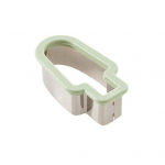 Arbuusil&otilde;ikamisvormi popsikli kujuga toidukvaliteediga roostevaba teras deformatsioonita, sile pind, korduvkasutatav melonijagaja, puuviljal&otilde;ikur, puuviljal&otilde;ikur