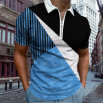 Vabaaja rev&auml;&auml;riga T-s&auml;rk Noorte meeste mood lukuga T-s&auml;rk L&uuml;hikeste varrukatega T-s&auml;rk Meeste 3D ebakorrap&auml;rase kujuga prindiga T-s&auml;rk XS sinine