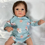 NPK 19-tolline Reborn Baby Girl Felicia v&auml;ga pehmest riidest nukk, t&auml;idisega m&auml;nguasi, elutruu t&otilde;eline pehme puudutusega 48cm