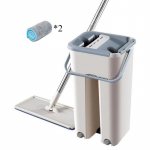 K&auml;ed-vabad mopi majapidamises &auml;rakraabitav lame mopi &auml;mber kuiva ja m&auml;rja eralduskomplekt 1 mop and 2 Pads
