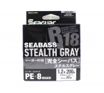 Seaguar PE Line R18 Seabass 200m Suurus 1,2 22lb Stealth Grey (8313) hall v&auml;rv