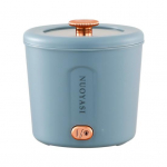 Yousheng 1L elektriline keedupott Mini Ramen pliit &uuml;lekuumenemise kaitse Lihtne puhastada kaasaskantav multifunktsionaalne USA pistikupesaga elektripott sinine