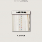 1 TK NAPEARL Nordic elutoa vikerkaare triibuline žakaarkardin elutoa magamistoa sisekujunduseks W100cm x L130cm mitmev&auml;rviline