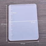 A7/A6/A5 s&uuml;learvuti kujuga silikoonvorm isetehtud vaiguraamatu vormi epoks&uuml;vorm 13.3*9.7cm
