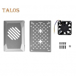 Emaplaadi varju&uuml;mbris koos PWM-jahutusventilaatori kaitse&uuml;mbrisega T&otilde;hus soojuse hajutamine korrosioonikindel ABS-koorik Raspberry pi5 jaoks