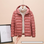 Moodne naiste k&uuml;lmajope naiste talvekerge valge pardi sulejope &Otilde;huke puhvis jope Kaasaskantav tuulekindel sulejope XXL roosa