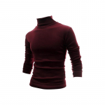 Uus &uuml;hev&auml;rviline k&otilde;rge kaelusega ka&scaron;miirkampsun, slim-fit pullover, p&otilde;hikampsun, meeste soe sisemine kampsun XXXL aprikoosi