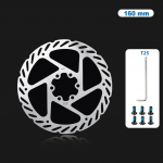 Jalgratta 160/180/203 mm ketaspiduri rootor koos poltv&otilde;tmega SHIMANO-Sram jaoks D-160K